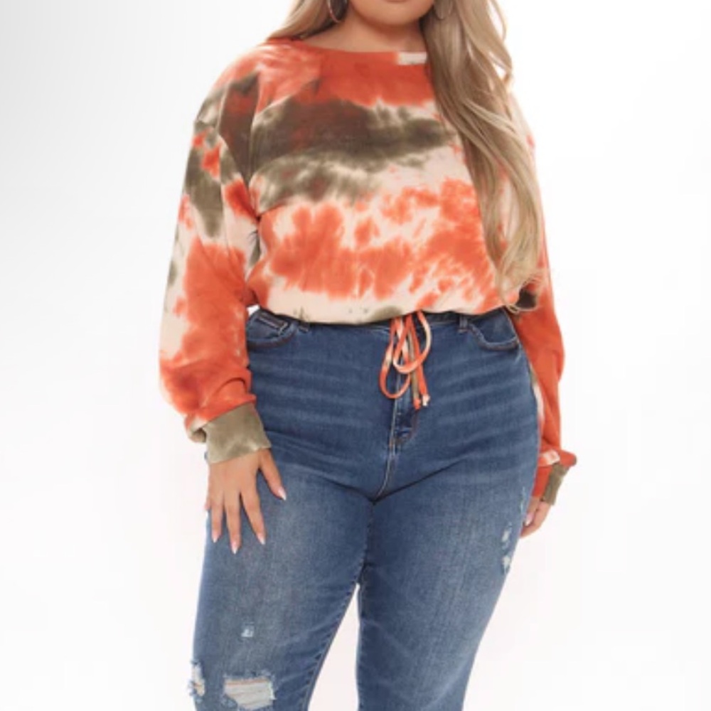 Fashion Nova | Tie-Dye Long Sleeve Top